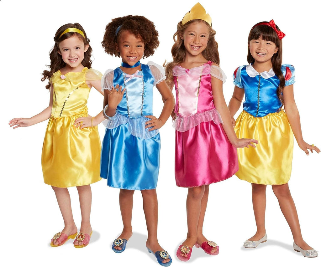Princess Dress Up Trunk Deluxe 21-Piece Costume Set for Girls – Pretend Play Fashion Accessories Kit for Imaginative Role Play & Princess Fun
