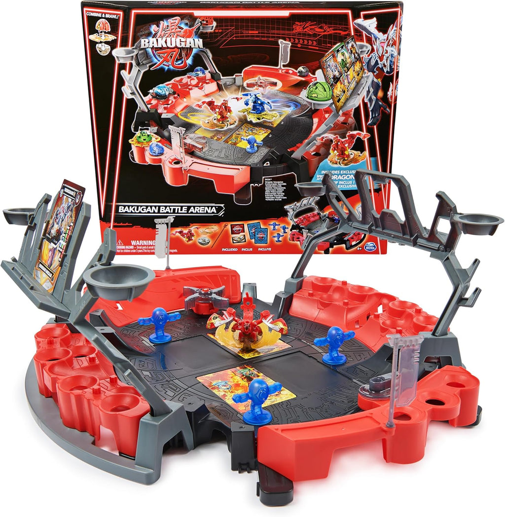Bakugan Battle Arena Playset with Exclusive Special Attack Dragonoid - Customizable Battle Stadium