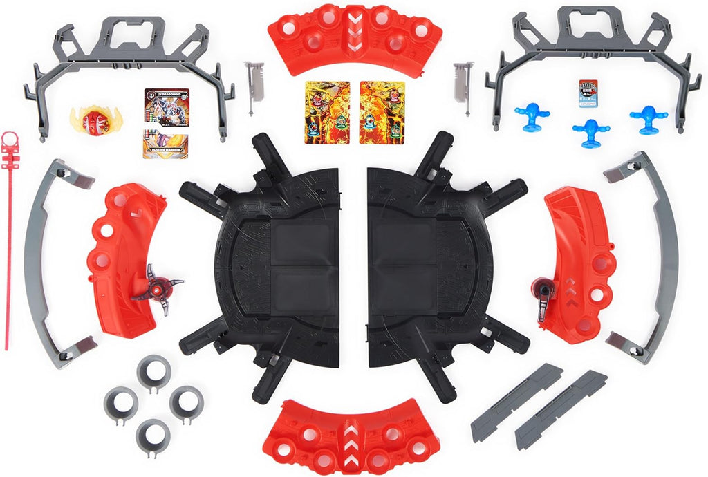 Bakugan Battle Arena Playset with Exclusive Special Attack Dragonoid - Customizable Battle Stadium