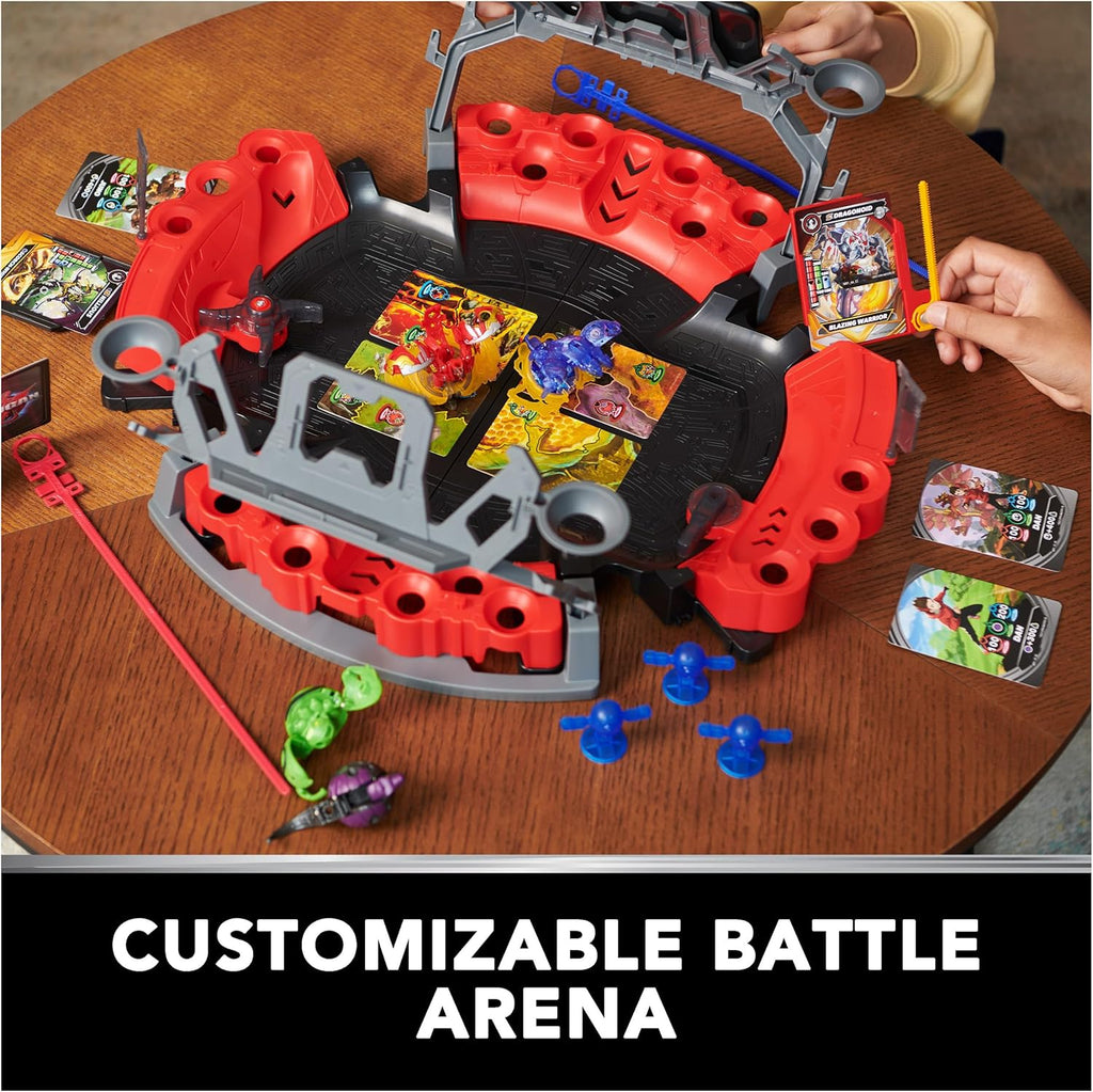 Bakugan Battle Arena Playset with Exclusive Special Attack Dragonoid - Customizable Battle Stadium
