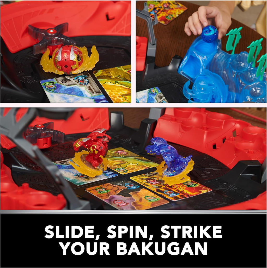 Bakugan Battle Arena Playset with Exclusive Special Attack Dragonoid - Customizable Battle Stadium