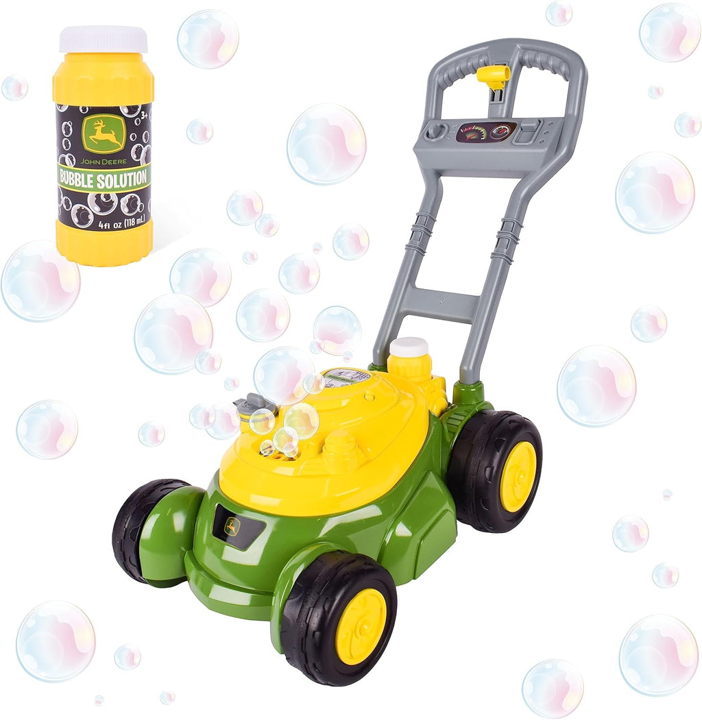 Bubble Lawn Mower for Toddlers – Push Toy with Bubble Blower Machine for Outdoor Garden Play, Role Play & Summer Fun for Kids