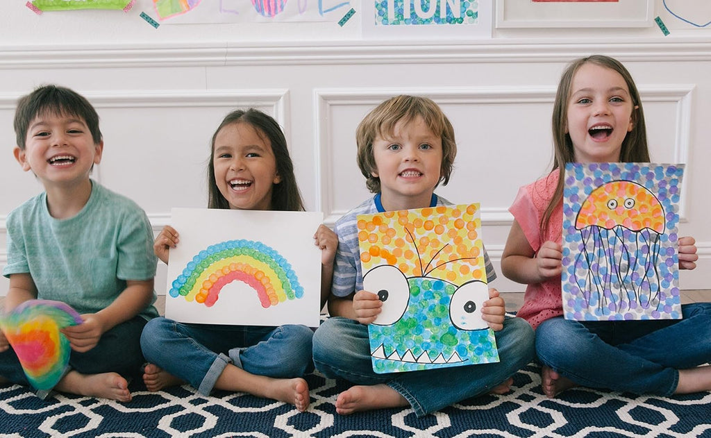 Do A Dot Art! Markers 6-Pack Rainbow Washable Paint Markers – Mess-Free Dot Painting Art Set for Kids Creativity, Learning & Fun