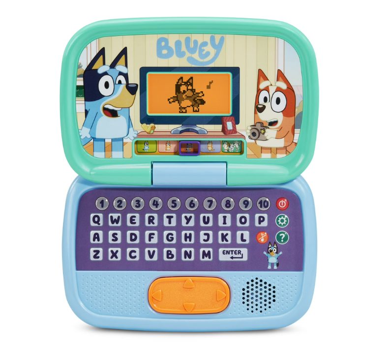 Bluey Game Time Laptop – Interactive Learning Toy for Kids with Music, Games & Educational Activities for Early Development Fun