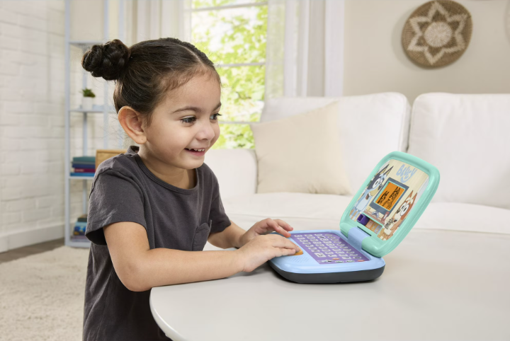 Bluey Game Time Laptop – Interactive Learning Toy for Kids with Music, Games & Educational Activities for Early Development Fun