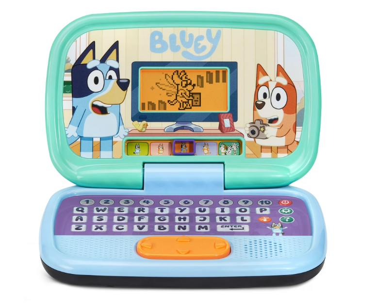 Bluey Game Time Laptop – Interactive Learning Toy for Kids with Music, Games & Educational Activities for Early Development Fun