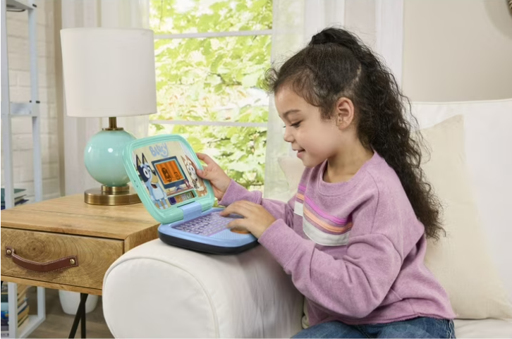 Bluey Game Time Laptop – Interactive Learning Toy for Kids with Music, Games & Educational Activities for Early Development Fun