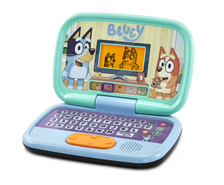 Bluey Game Time Laptop – Interactive Learning Toy for Kids with Music, Games & Educational Activities for Early Development Fun
