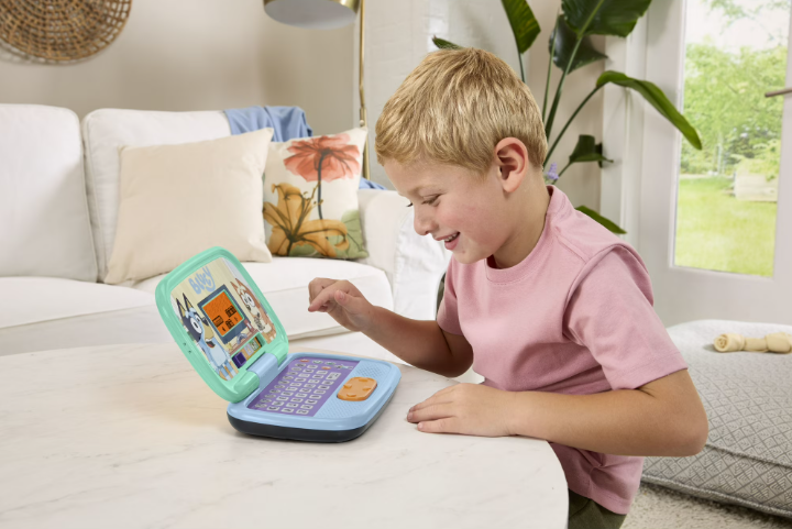 Bluey Game Time Laptop – Interactive Learning Toy for Kids with Music, Games & Educational Activities for Early Development Fun