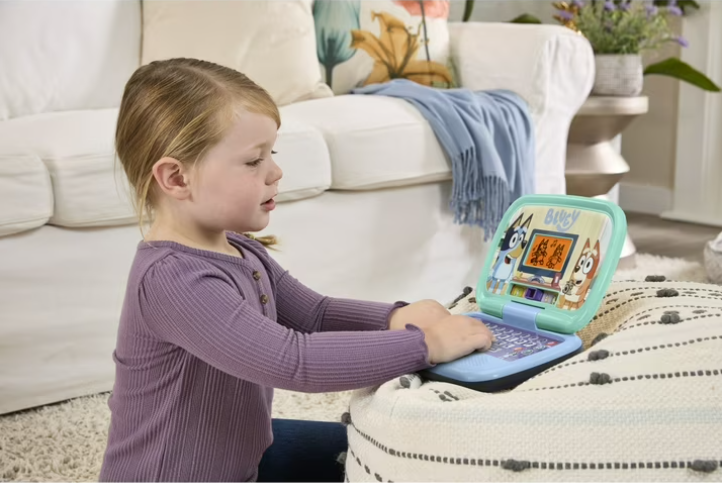 Bluey Game Time Laptop – Interactive Learning Toy for Kids with Music, Games & Educational Activities for Early Development Fun