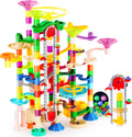 236-Piece Glowing Marble Run with Motorized Elevator – Construction Building Blocks Set with 30 Glow-in-the-Dark Marbles STEM Engineering Toy for Kids
