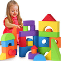 Large Building Foam Blocks for Toddlers – 30-Piece Giant Jumbo Soft Building Blocks Set for Creative Construction, STEM Learning & Motor Skills Development