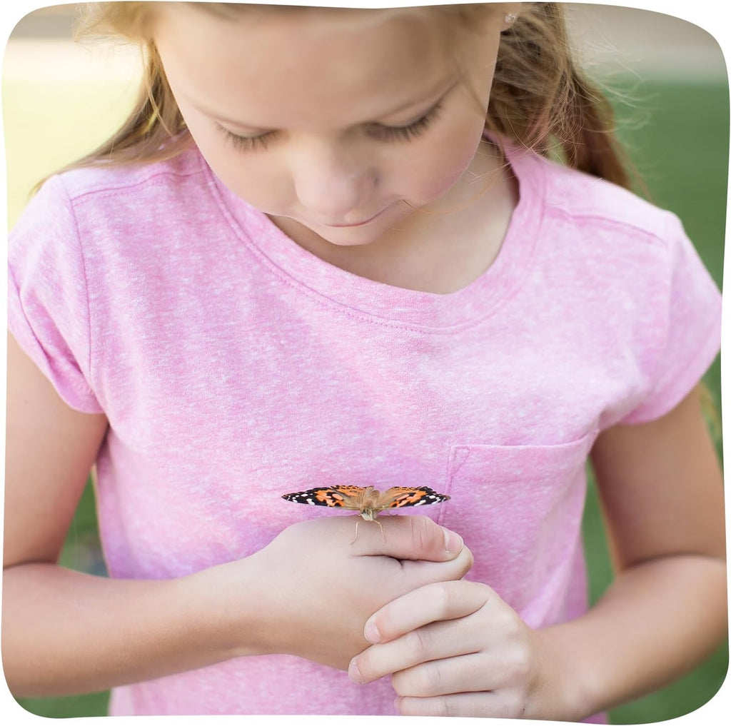 Raise and Release Butterfly Garden Kit – Live Butterfly Growing STEM Educational Set for Kids Science, Nature Learning & Outdoor Exploration