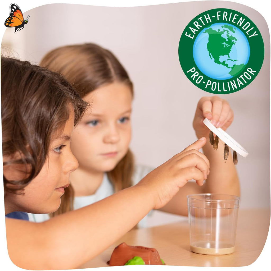 Raise and Release Butterfly Garden Kit – Live Butterfly Growing STEM Educational Set for Kids Science, Nature Learning & Outdoor Exploration