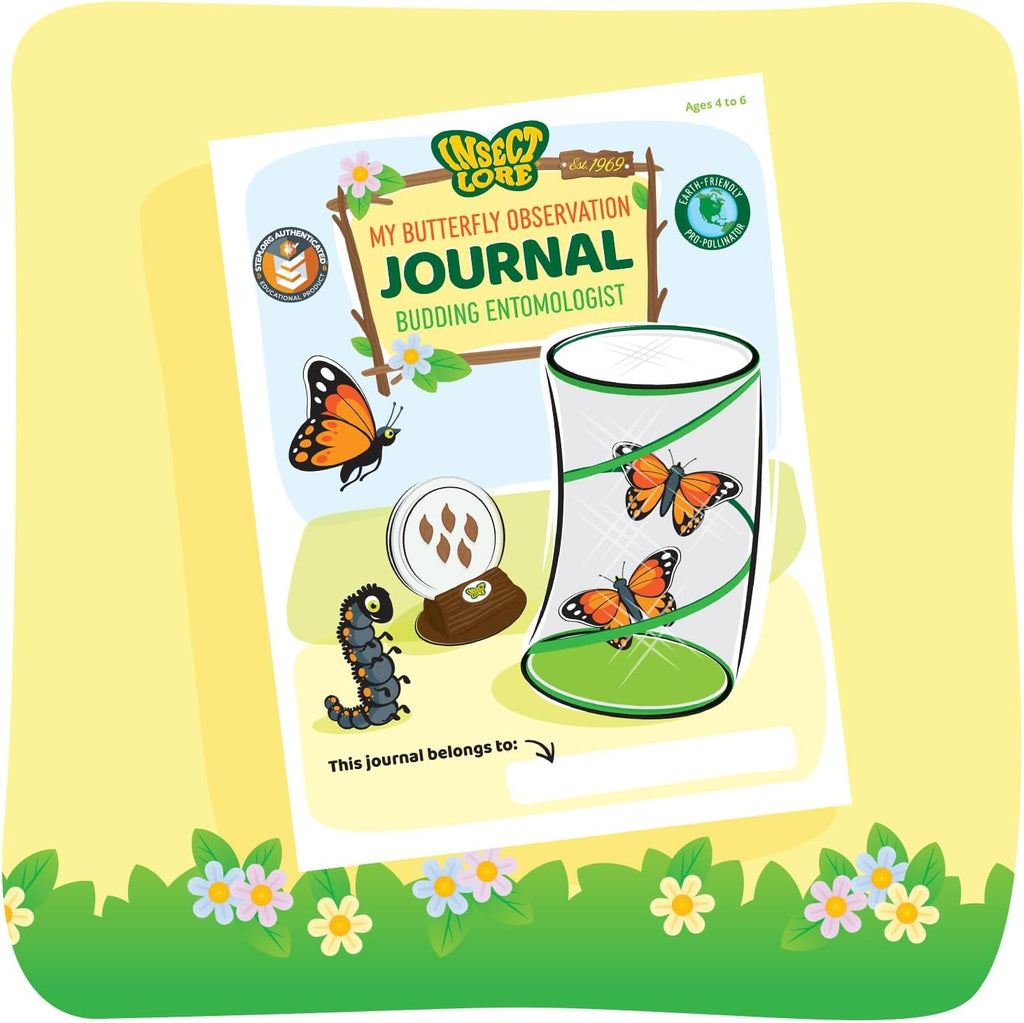 Raise and Release Butterfly Garden Kit – Live Butterfly Growing STEM Educational Set for Kids Science, Nature Learning & Outdoor Exploration