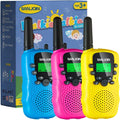 3-Pack Walkie Talkies for Kids – Outdoor Adventure Toys with Clear Sound, Long Range Communication for Games, Camping & Imaginative Play